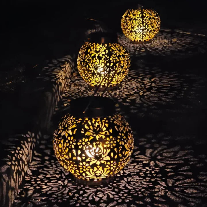 Lisslune | Weatherproof LED Solar Pendant Light
