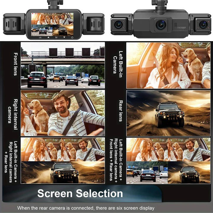 Lisslune | Smart Car Dash Camera System with Night Vision and WiFi