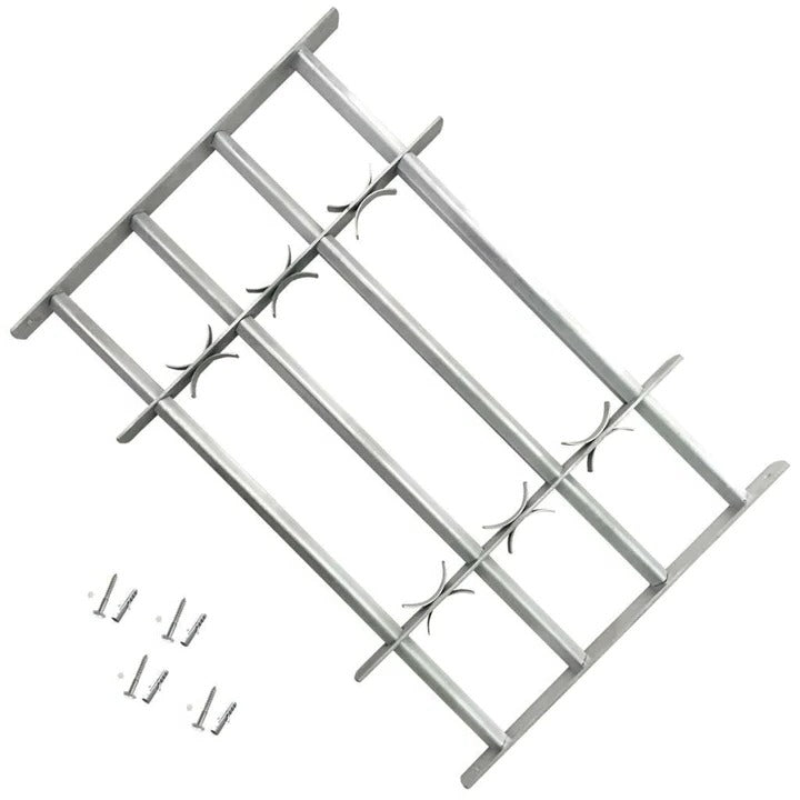 Lisslune | Adjustable Safety Grille for Windows with 3 Crossbars