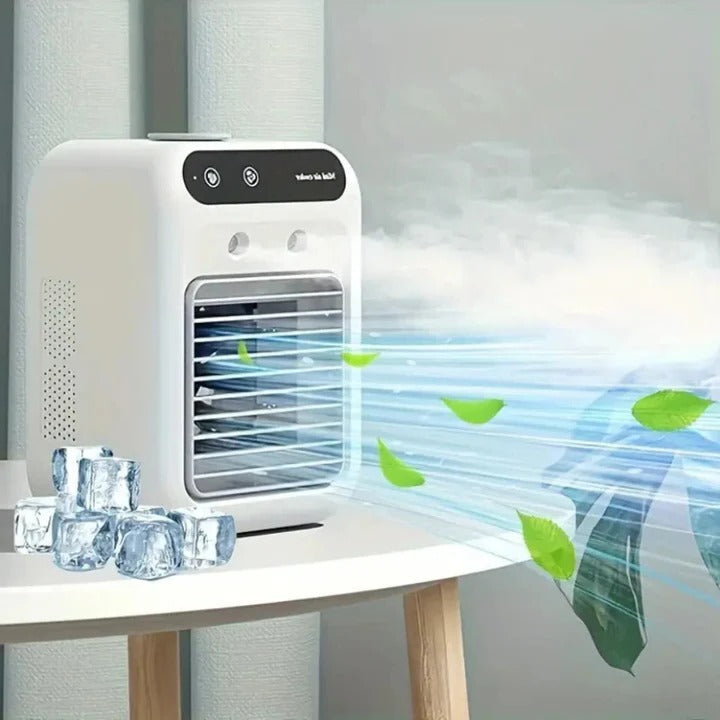 Lisslune | Rechargeable Portable Aircon with Mist Spray