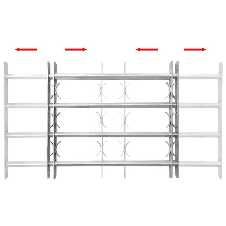 Lisslune | Adjustable Safety Grille for Windows with 3 Crossbars