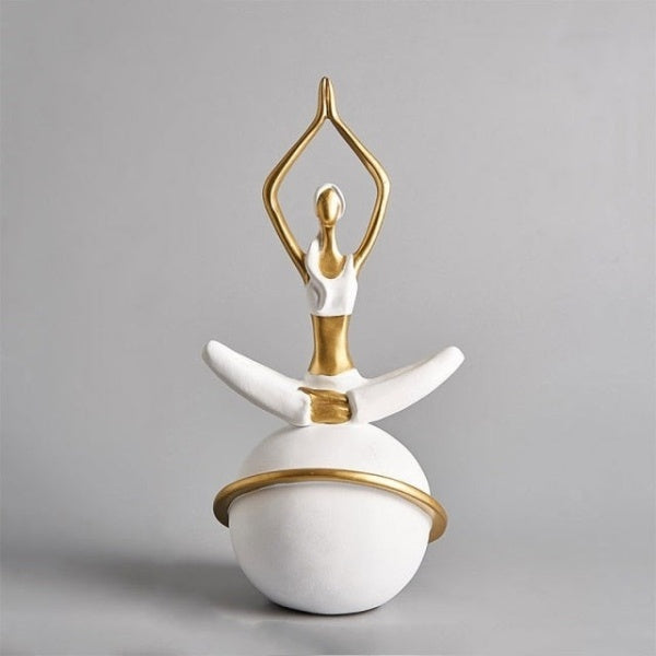 Lisslune | Yoga Lady Figurine Sculpture