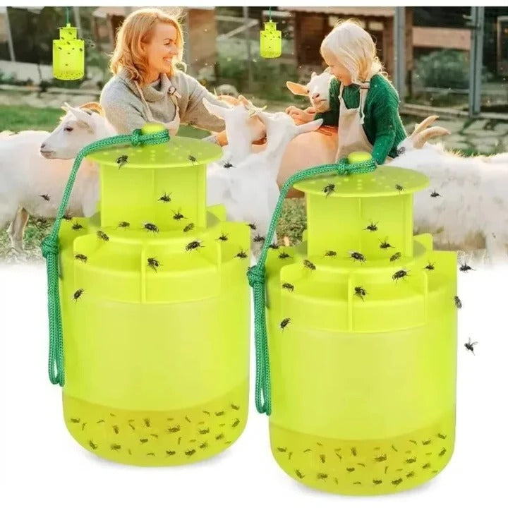 Lisslune | Heavy-Duty Reusable Outdoor Fly Trap