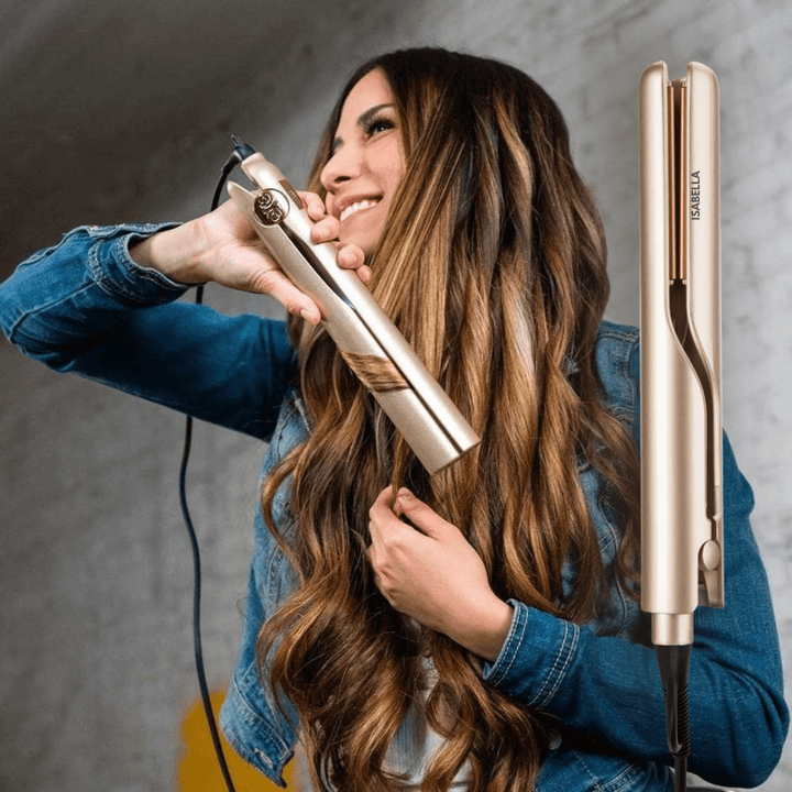 Lisslune | 2-in-1 Hair Styler for Curling and Straightening