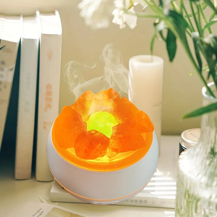 Lisslune | 3 in 1 Salt Lamp Essential Oil Diffuser
