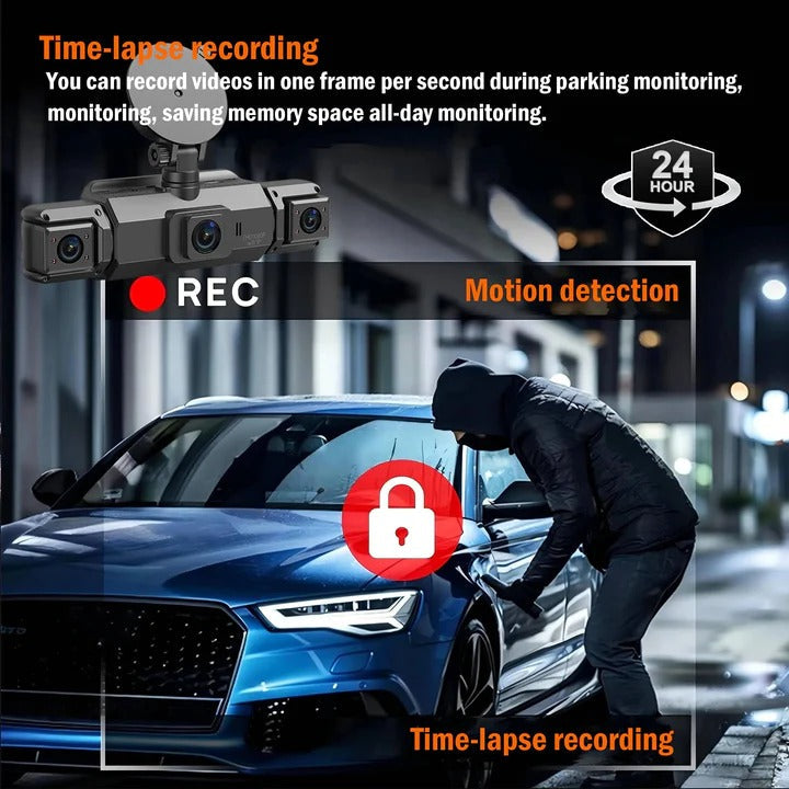 Lisslune | Smart Car Dash Camera System with Night Vision and WiFi