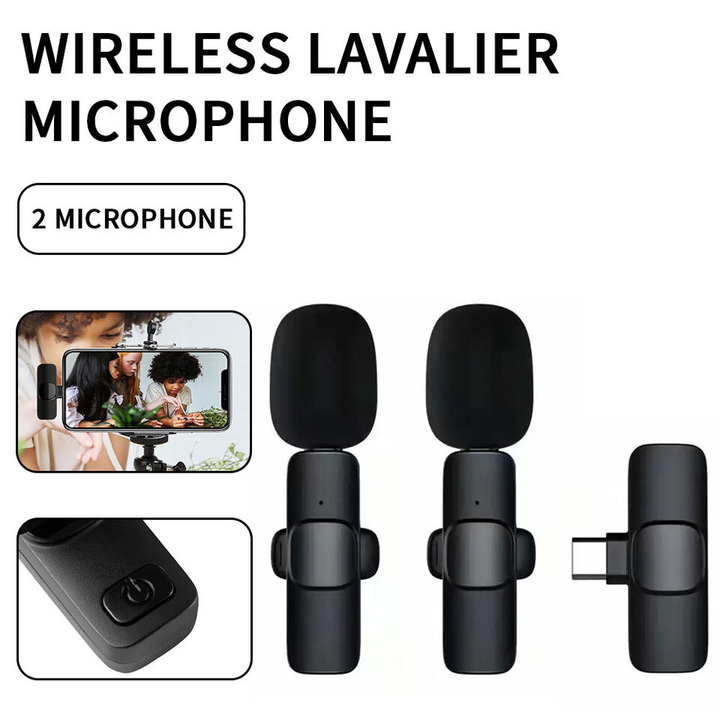 Lisslune | Pro Wireless Lavalier Microphone - Effortless Audio Capture Anywhere