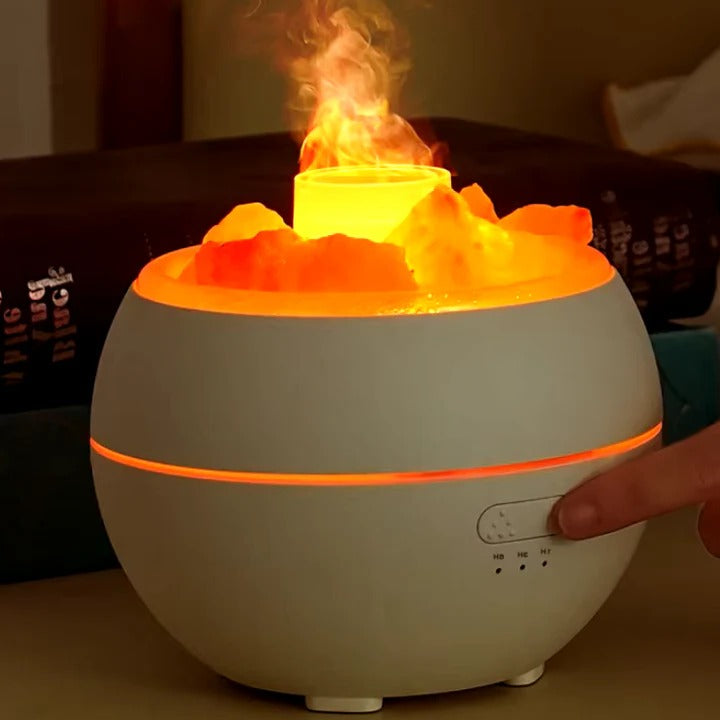 Lisslune | 3 in 1 Salt Lamp Essential Oil Diffuser