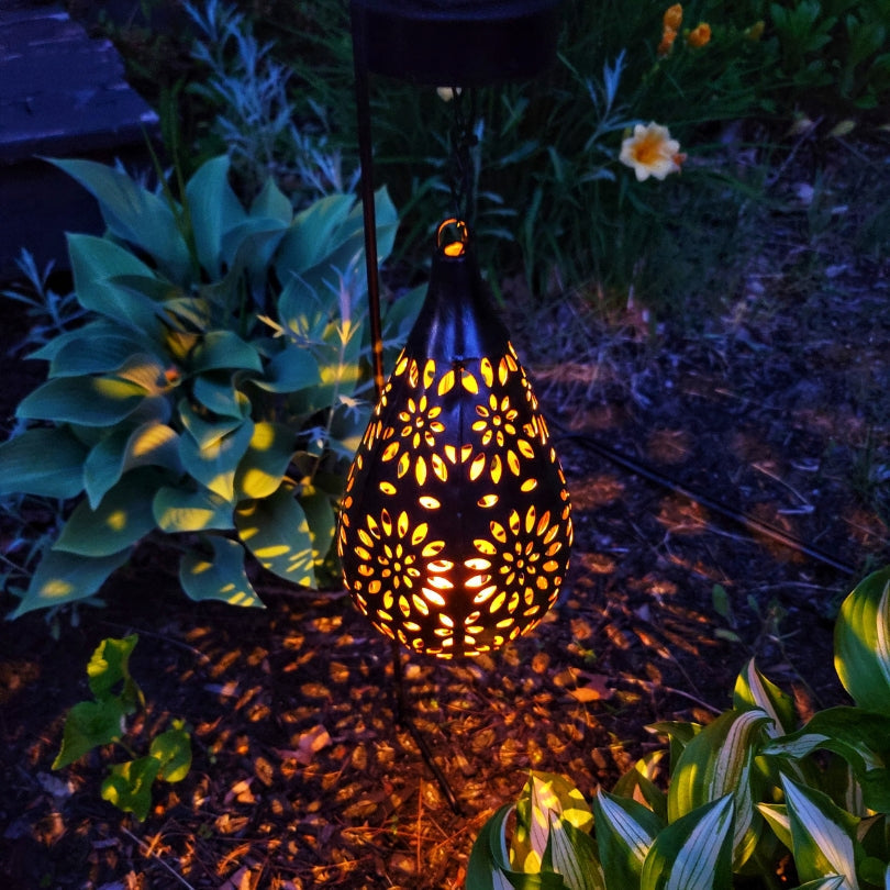 Lisslune | Garden Hanging Lamp | Stylish Outdoor Lighting with Solar Power