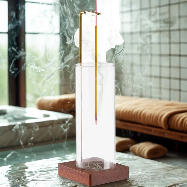 Lisslune | Glass Incense Holder with Removable Ash Catcher