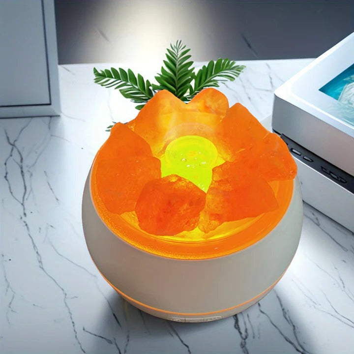 Lisslune | 3 in 1 Salt Lamp Essential Oil Diffuser
