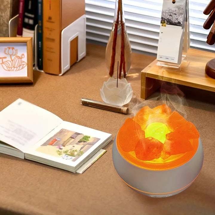 Lisslune | 3 in 1 Salt Lamp Essential Oil Diffuser