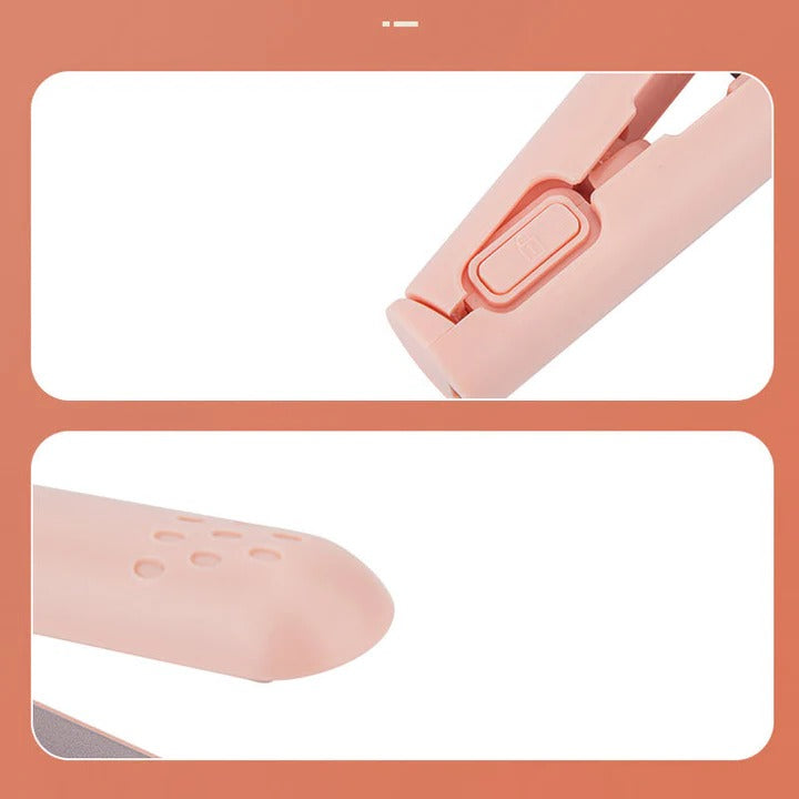 Lisslune | 2-In-1 Hair Styler, Straightener & Curling Iron