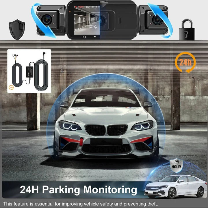 Lisslune | Smart Car Dash Camera System with Night Vision and WiFi