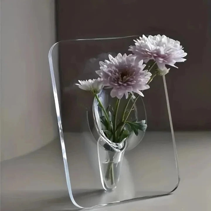 Lisslune | Modern Acrylic Picture Frame Flower Vase