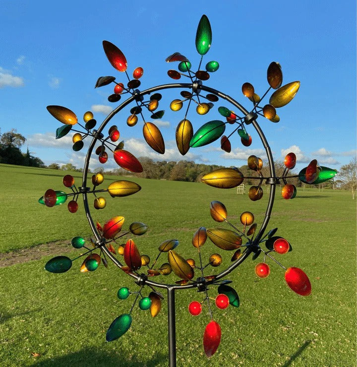 Lisslune | Kinetic metal windmill spinner for the garden