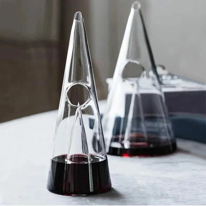 Lisslune | Double Pyramid Waterfall Decanter