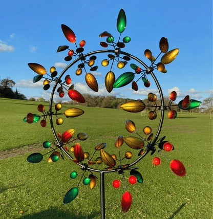 Lisslune | Kinetic metal windmill spinner for the garden