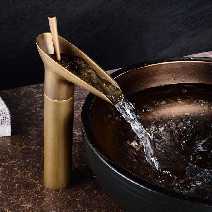 Lisslune | Antique-Style Waterfall Bathroom Faucet