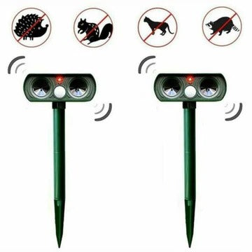 Lisslune | Infrared Solar Powered Animal Pest Repeller (1 Repeller)