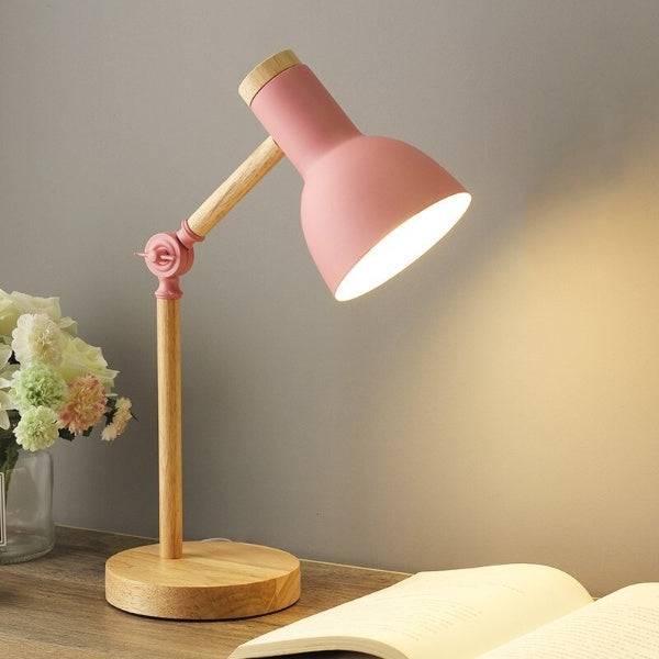 Lisslune | Nordic LED desk lamp made of wood