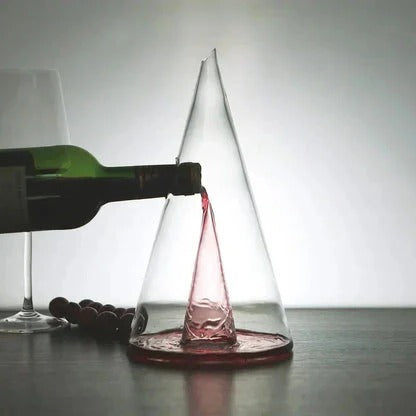 Lisslune | Double Pyramid Waterfall Decanter