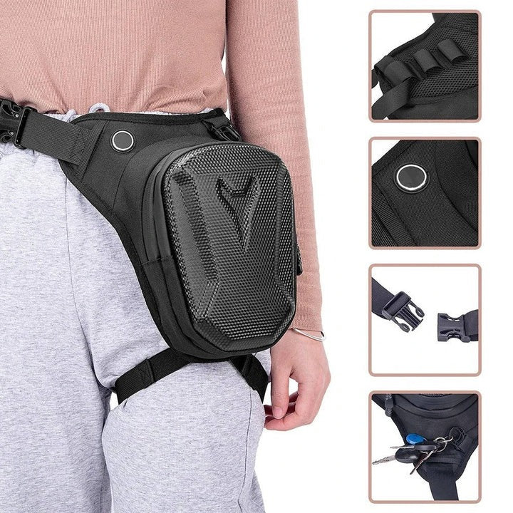 Lisslune | Waterproof Motorcycle Thigh Bag with Adjustable Straps