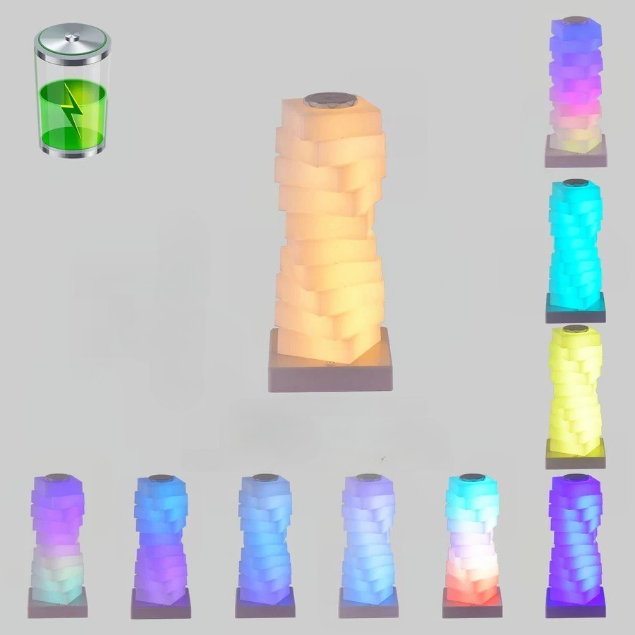 Lisslune | RGB LED Bedside Lamp with Touch Control