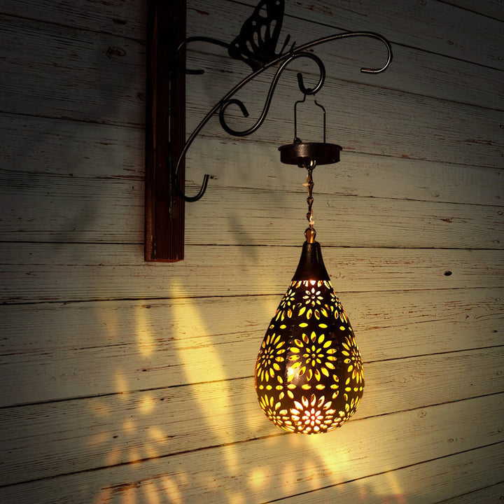 Lisslune | Garden Hanging Lamp | Stylish Outdoor Lighting with Solar Power