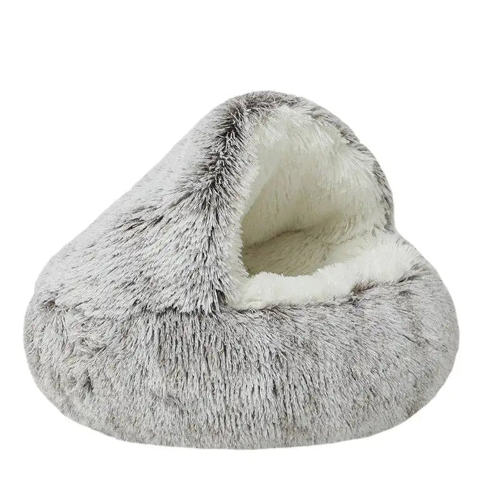 Lisslune | Cozy Cave Pet Bed | Calming & Comfortable Dog Bed for Deep Relaxation