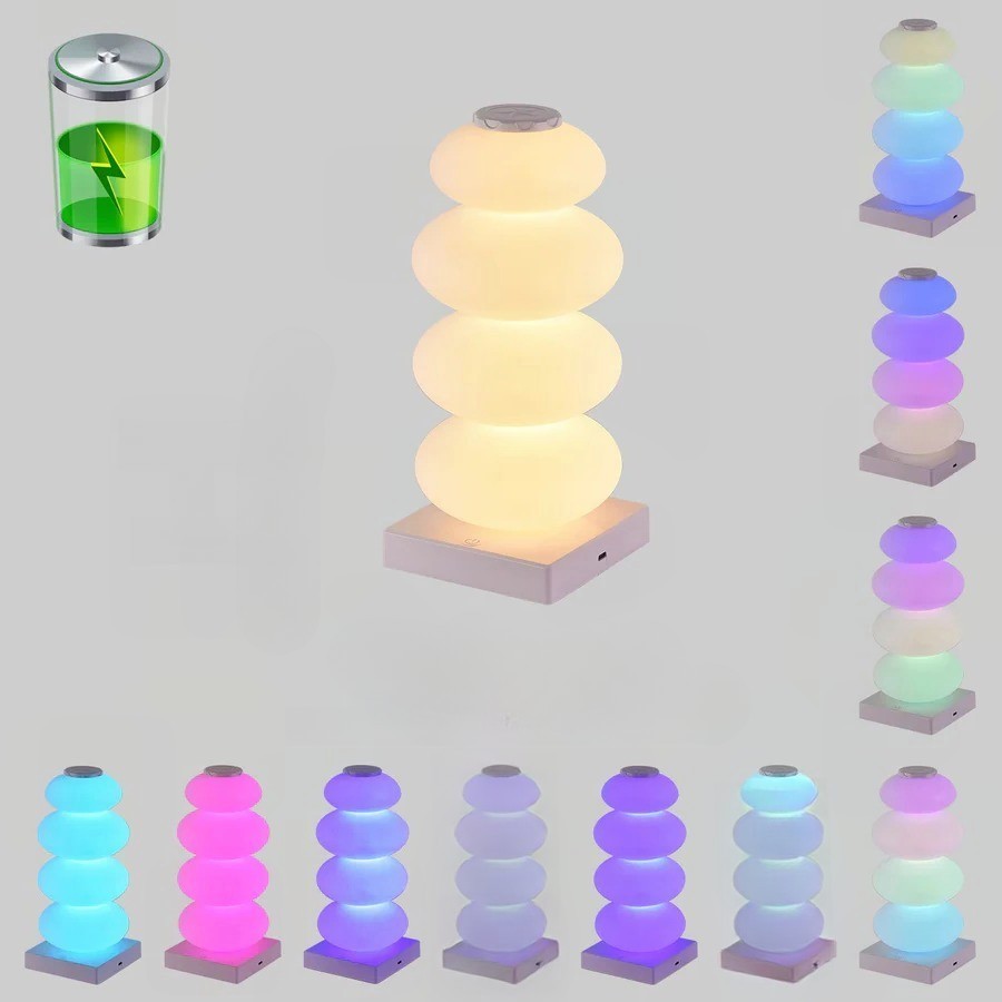 Lisslune | RGB LED Bedside Lamp with Touch Control