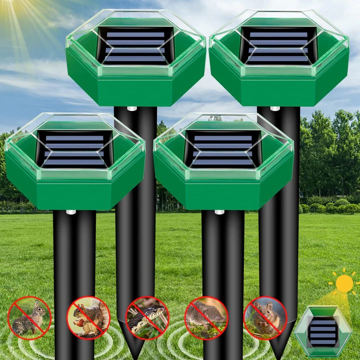 Lisslune | Ultrasonic Mole Repellent Pack of 4