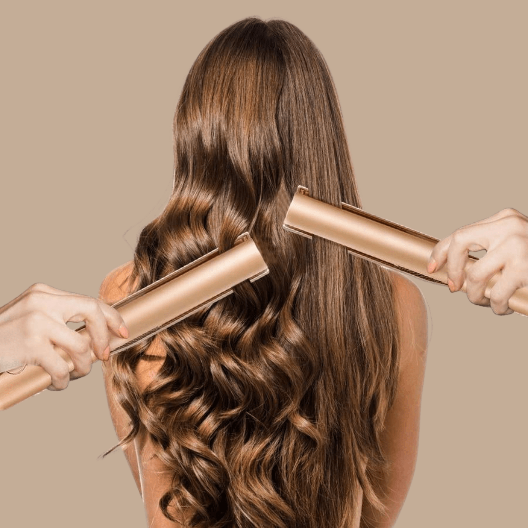 Lisslune | 2-in-1 Hair Styler for Curling and Straightening