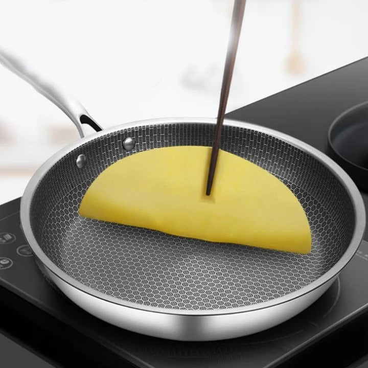 Lisslune | Non-Stick Stainless Steel Frying Pan
