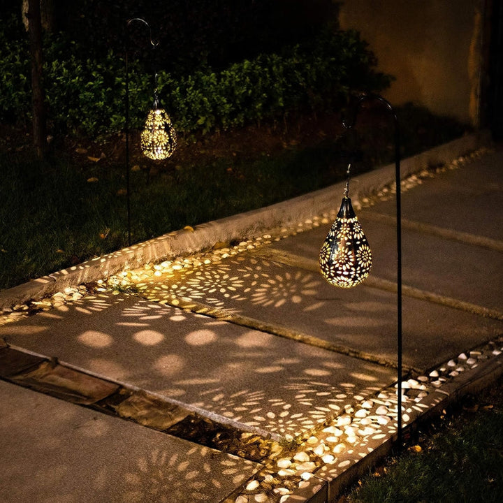 Lisslune | Garden Hanging Lamp | Stylish Outdoor Lighting with Solar Power