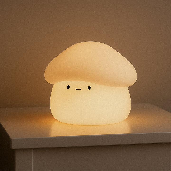 Lisslune | Paddie Mushroom Night Light – Soft Silicone Lamp for Kids