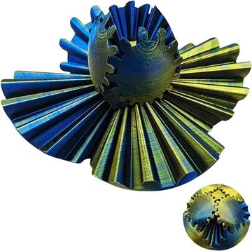 Lisslune | The Steampunk Whirling Wonder Fidget, Gear Ball