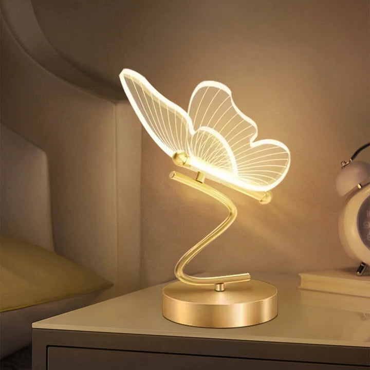 Lisslune | Luxury Butterfly Table Lamp – Elegant LED Mood Lighting for Home & Office