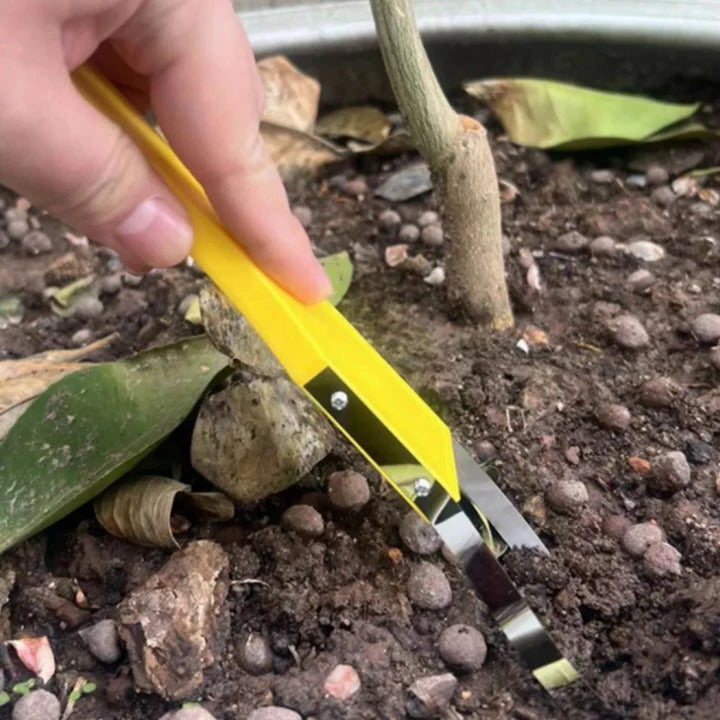 Lisslune | Portable Weeder Tool with Iron Loop Handle