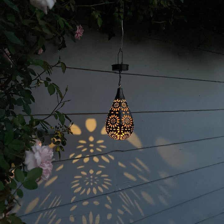 Lisslune | Garden Hanging Lamp | Stylish Outdoor Lighting with Solar Power