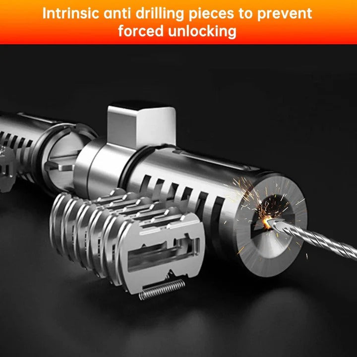 Lisslune | Motorcycle Anti Theft Disc Brake Lock with Motion Alarm