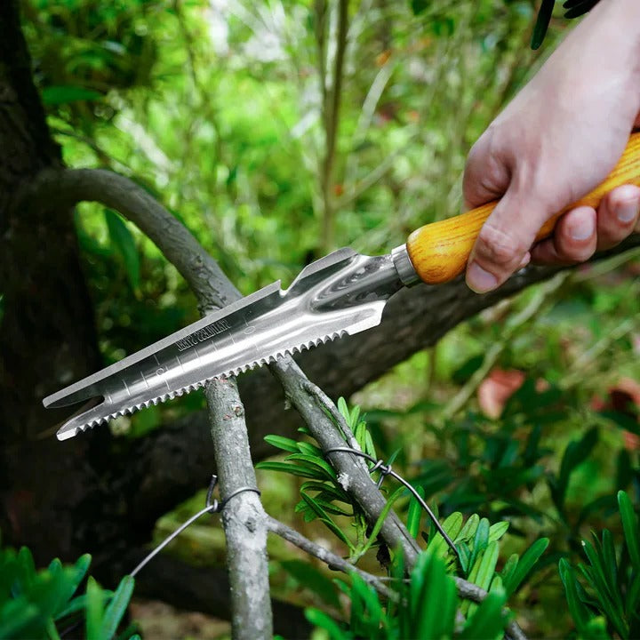 Lisslune | 5-in-1 Stainless Steel Weed Puller Tool