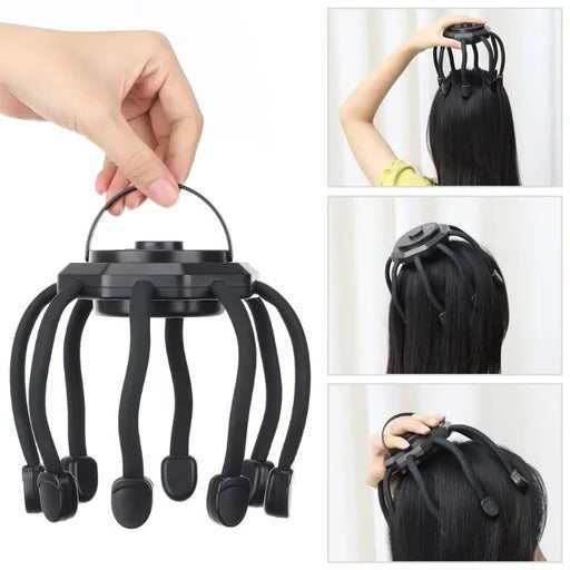 Lisslune | Octopus Head Massager, for Relaxation Anywhere
