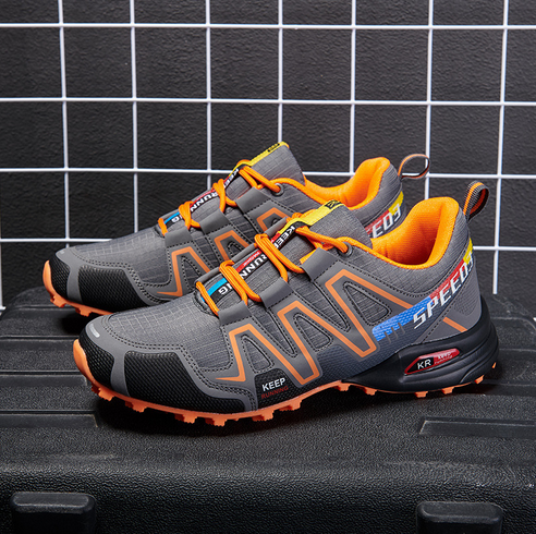 Lisslune | Summit Climber Hiking Boots in Blue and Green
