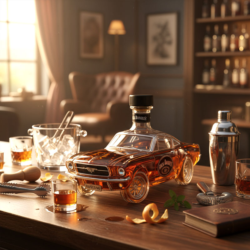 Lisslune | Mustang Car Shaped Whiskey Decanter for Home Bar