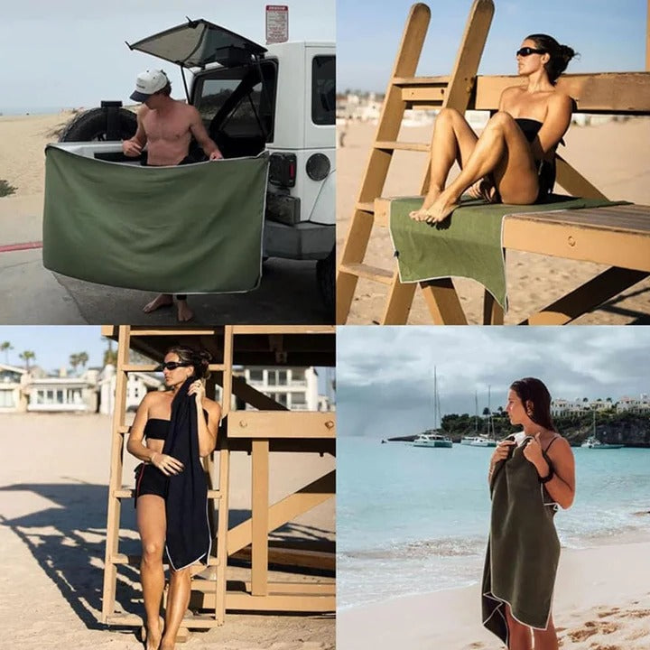 Lisslune | Magnetic Quick-Dry Beach Towel