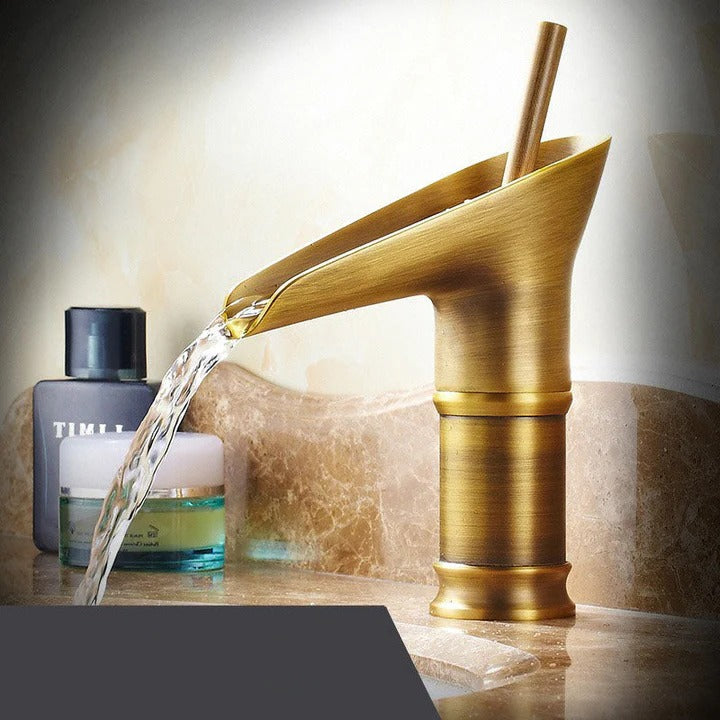 Lisslune | Antique-Style Waterfall Bathroom Faucet
