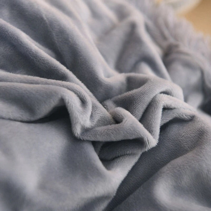 Lisslune | Velvet Fleece Flat Sheet