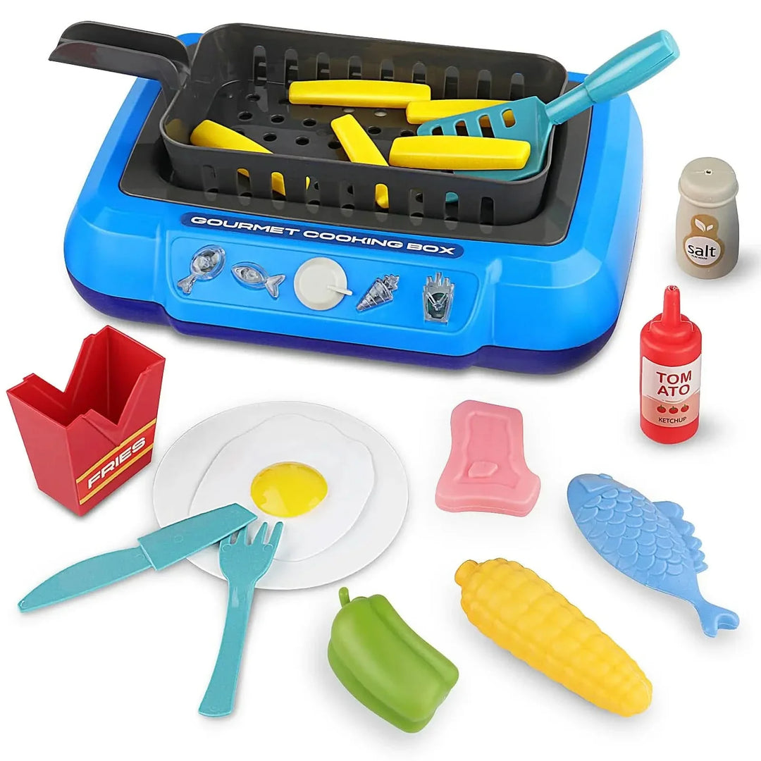 Lisslune | Colorful Children's Kitchen Set with Accessories for Imaginative Role Play