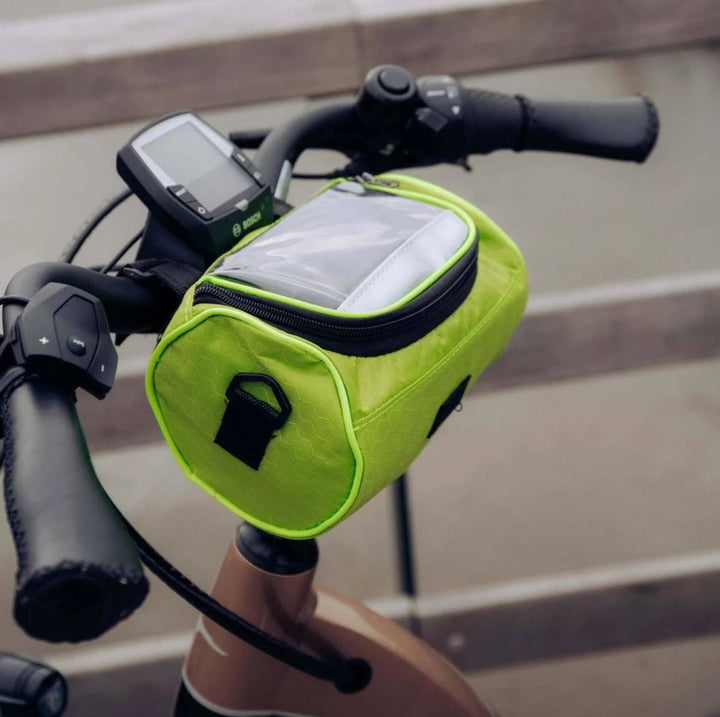 Lisslune | Waterproof Bicycle Bag with Phone Window – Adjustable Handlebar Bag